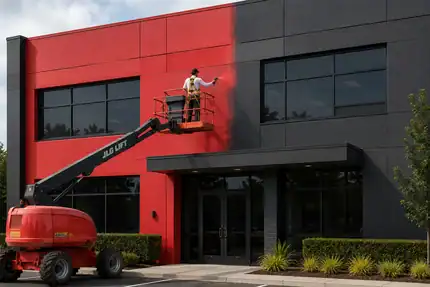Commercial painting project in South East Melbourne