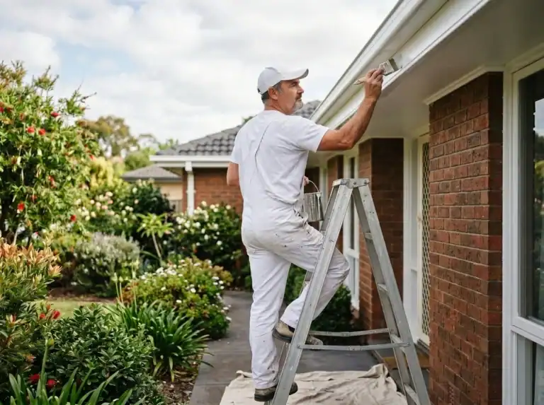 Melbourne painters - Exterior painting  of  South East Melbourne home by Melbourne Renovation Experts 