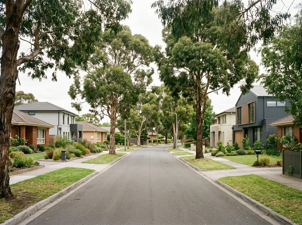 Melbourne painters servicing South East Melbourne suburbs — South East Melbourne residential street
